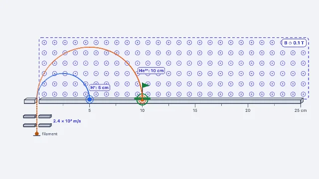 A picture of the Ion Sorter simulation