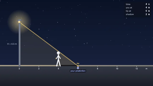 A picture of the Lamp Post simulation