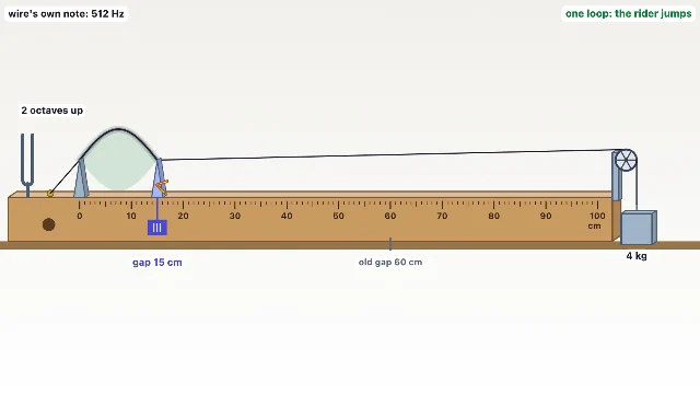A picture of the Paper Rider simulation