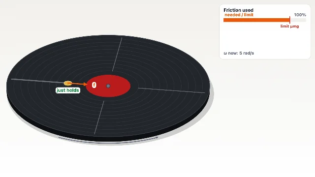 A picture of the Spin Table simulation