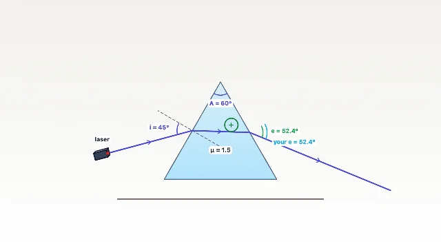 A picture of the Turn the Prism simulation